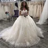 2020 아이보리 볼 가운 신부 드레스 V 목 웨딩 드레스 웨딩 드레스 Bridal Gowns Vestidos de Noiva