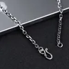 925 Sterling Silver Chain Men Halsband Män Smycken 100% Rent Silver Halsband för kvinnor Thai Silver Statement Halsband N12 Q0531