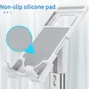 Supporti telefonici pieghevoli Stand Desktop Angolo regolabile in altezza Telefoni desktop Stand Staffa di supporto per smartphone tablet PC