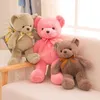 Маленький медведь чучела животных мультфильм плюшевые игрушки куклы каваи животные кукла детские игрушки рождественские подарки 35см 10 цветов