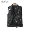 ActhInK New Boys Winter Faux Leather Gilet Cappotto Attivo Adolescente Ragazzi Giacca da moto Bambini Primavera PU Gilet in pelle Cappotto, C294 201127