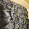 10pcs całe proste falowate splaty indyjskie przetworzone ludzkie włosy przedłużenie czarnego koloru tanie 8032674