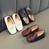 Kinderen Schoenen voor Jongens Loafers Sneakers Baby Soft Kids Schoenen PU Lederen Casual Peuter Flats Slip-on Moccasin White Shoes