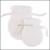 Bijoux Pochettes Sacs Emballage Affichage Feutre doux avec Dstring Veet Sac en tissu Pochette pour Tarot Rune Crystal Dice Drop Livraison 2021 FCP6G