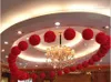 クリスマスの装飾品のためのボールの赤のキスのボールの結婚披露宴の装飾のための16インチ40 cmの人工的なバラのシルクの花赤のキスボール