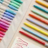 Monami Plus Pen 3000 Watercolor 12/24/36/48 0.4mm Fibra colorida Ponta de fibra gel caneta para o presente da escola escrevendo escrita desenho 201202