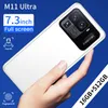 Hot Newstyle M11ULTRA Global version Original Android Phones Smartphone 7.3INCH Cellphone Dual SIM-kamera 5G 4G Cell Mobil Smart Phone Face ID Unlocked