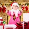Kerstmiskinderen geven de voorkeur aan pailletten Santa Claus Snowman Rendier Bear Decoratie voor Home Xmas Toy Ornamens Y201020