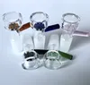 Schieben Sie Glasschüsseln, bunte Schneeflocken-Filterschüssel mit Wabensieb, 10 mm, 14 mm, 18 mm, männlich, berauschende Glasschüssel, Bong-Schüssel für Glasbongs, Bohrinseln