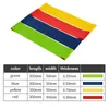 5pcslot Yoga Resistance Elastico Fitness Gym Workout Attrezzatura di allenamento 03511mm Pilates Elastic per SPROT4633687