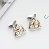 Mens wedding Groom Lepton Mechanical Watch Steampunk Gear Cuff Links relojes gemelos Y12048412668을위한 움직임 Tourbillon CuffLinks