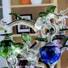 Albero di cristallo con 12 8 6 s fengshui artigianato decorazioni per la casa figurine natalizi di nuovo anno regali souvenir ornamenti decorazioni y20035347362196312