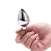 Massage Small Size Stainless Steel Crystal Anal Toys Butt Plug Stainless Steel Anal Plug Sex Toys for Women Adult Sex Products1304915