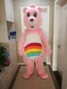 Ours arc-en-ciel pour fête, personnage de dessin animé, Costumes de mascotte à vendre, livraison gratuite, support de personnalisation, mascotte publicitaire