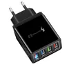 Chargeur rapide 3.0 Chargeur USB QC 3.0 Chargeur mural rapide US EU UK Plug Adapter