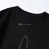 Moda para hombre diseñador camiseta hombres mujeres camiseta calidad negro reflexivo manga corta camisetas tamaño s-xl