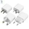 30pcs Novo Design Branco 2 Portas 2USB Dual USB Carregador de Celular 5V 2A UE EUA AU Reino Unido Plug Adaptador de Energia de Parede para iPhone Samsung HTC4824622