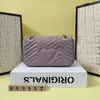 Luxurys Ontwerpers Tassen Topkwaliteit Nieuwe Stijl Marmont Vrouwen Handtassen Zilveren Ketting Schoudertassen Crossbody Soho Tas Messenger Bag 6688