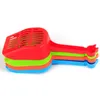 Plastikowe Pet Fecal Grooming Cleaning Spade Multi Color z uchwytem Cat Miot Shovel Trwałe zagęścić Zwierzęta Dostawy BBE13307