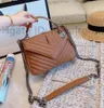 أعلى جودة فاخرة الأزياء الفاخرة نساء مصممي حقائب الكتف حقائب اليد حقائب اليد سيدة Crossbody y 2022 Matte أصلي حقيبة قفل القفل حقيبة رسول