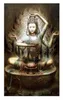 A68 Chinese Dunhuang Kwan-Yin Goddess Hoge Kwaliteit Handcrafts / HD Print Portret Art Olieverf op Canvas Multi Maten / Frame-opties DH065
