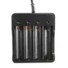 18650 Batterieladegerät 4 Steckplätze AC 110 V 220 V 4,2 V Smart Four Charging für Li-Ionen-Akkus Taschenlampe