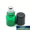 500pcs Refillable Empty 1cc Green Roller Glass Bottle for Essential Oil Perfume 1ml Roll-On Vials Deodorant Containers