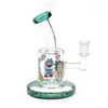 2022 En Stock Verre Bong Narguilé Verre Tuyaux D'eau Bécher Recycleur Bongs Dab Rig Brûleur À Huile Ash Catcher Narguilé FY2262