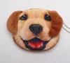 3d kat hond gezicht pluche munt portemonnee tas schattig puppy pug hoofd ritssluiting afsluiting portemonnee cartoon dierlijke tas hangers charm mode ontwerp