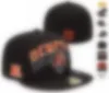 Bollbrev ny sommar klassisk baseball monterade hattar sport team fotboll basket keps kvinnor män mode topp platt snapback caps-n16