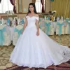 Neue stil Echt Bilder Weiß Ballkleid Brautkleid mariage Vintage Muslimischen Plus Größe Spitze Hochzeit Kleid 2020 Prinzessin mit hülse