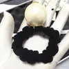 Súper buena calidad perla Accesorios para el cabello perla grande con marcas cuerda para el cabello moda Vip lazo para el cabello con bolsa y sello regalo de fiesta (Anita Liao)