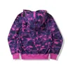 Män kamouflage hooded hoodies camo cardigan jackets tröja hip hop tröja streetwear coat s-3xl 1580#
