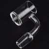 25mm XL 4mm Bottom Quartz Banger 10mm 14mm 18mm för kvarts termiska banger naglar glas