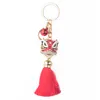 40 pièces DHL mignon dessin animé dame sac pendentif décoration créative petit lion porte-clés danse lion voiture clé pendentif