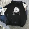 Kawaii X Sweatshirt Killua Zoldyck Anime Manga Schwarz Bluzy Tops Kleidung