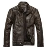 Nouvelle arrivée Brand Motorcycle Veste en cuir masculin Vestes en cuir masculin Jaqueta de Couro Masculina Mens Coat T200319