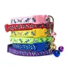 Partihandel 100st Collar för hundkrage med klockor Justerbart halsband Pet Puppy Kattunge Collar Tillbehör Pet Shop Produkter Q1118