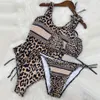Femme Leopard Design Bikinis Brand Triangle Bikini Set Padded Push Up Swimsuits Women's Swimwear Summer Beach Bathing Suits