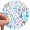 50pcs Snowflake Drifrics Decoration Classes Cartoon Cartoons Notebook Cup Cup Sticker لا تكرار ملصقات الأمتعة ملصقات الرسوم المتحركة