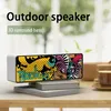 Sem fio Bluetooth Speaker Impermeável Coluna Portátil Subwoofer Stereo 3D Digital Sound Speaker para Home Chuveiro Outdoor Speaker Travel