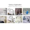 Ugello rubinetto Aeratore a 360 gradi Aeratore Rubinetto Rubinetto a risparmio idraulico Acqua Spruzzatore del lavello Connettore Flessibile Cucina Hardware Flessibile lucidato