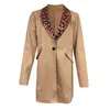 Jackets femininos femininos casaco xale gola de lã de lã de lã de lã de lã de lã de lã de lã de lã elegante casacos longos lojas de pelúcia casual #1