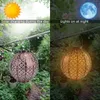 2V 40ma Solar Light Control Automatic Induction Garden Decoration Lamp Outdoor Waterproof Garden Retro Iron Lamp Warm White Solar Panel