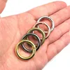 Metal Spring Clasps O Ring Openable Round Carabiner Keychain Bag Clip Hook Dog Chain Buckle Connector For DIY Jewelry Making RRB14254