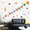 壁のステッカー惑星の壁ステッカー保育園の部屋の装飾宇宙惑星家装飾壁画壁diy art pvc decals zyy81