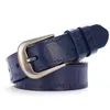 Women Leather Belt NEW Pin Buckle Cowhide Female Strap Waistband For Women Ceinture Femmes G220301