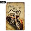 2021 Motorfiets Metalen Schilderij Borden Plaque Vintage Retro Motor Tin Bord Muur Decor Voor Garage Bar Pub Man Cave ijzer Verf Decorat2163269