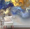 3D Wolke Schlafzimmer Hintergrundbilder Amerikanisches Licht Luxus Moderne Einfache TV Hintergrund Abstrakte Kunst Wohnzimmer Wolken Wallpaper