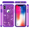 2-in-1-Bling-Glitzer-Schutzhülle aus stoßfestem weichem Silikon + PC für Samsung S8 S9 S10 S20 Note10 Note20Ultra A20 A30 A50 A51 A71